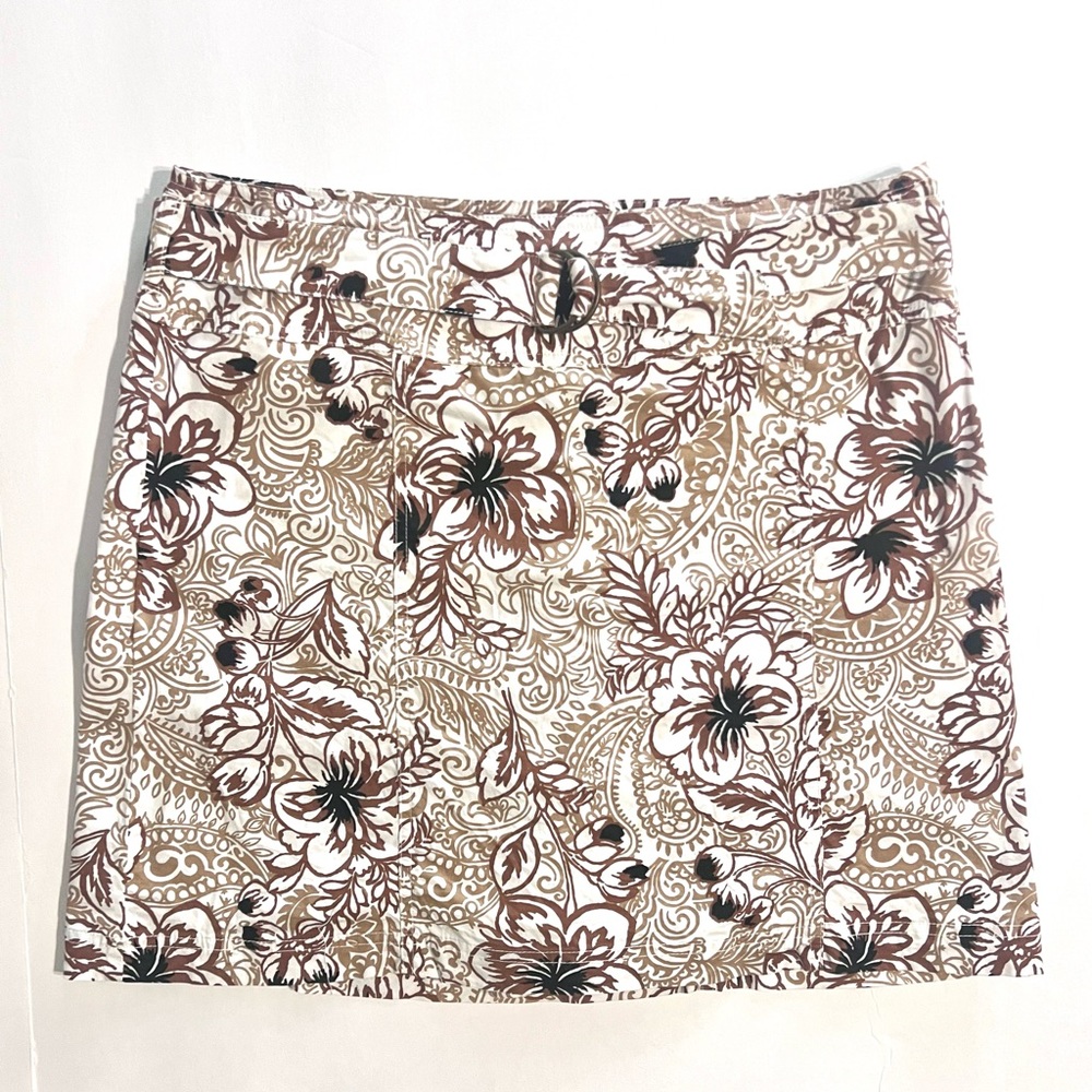 White Stag Skort - Women’s Sz. 12 White and Brown